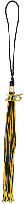Black and Gold Tassels | 2016 Gold Charm