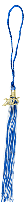 Royal Blue and White Tassels | 2016 Gold Charm