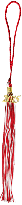 Red and White Tassels | 2016 Gold Charm
